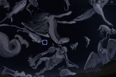 Screenshot of Stellarium